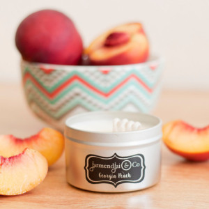 Scented Candle | Georgia Peach | Soy Wax Candle | Summer Scent | Fruity Candle | Eco Candles | Peach Candles | Home Decor | Home Fragrance