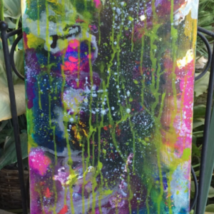 Original Colorful Fluid Acrylic Abstract Painting