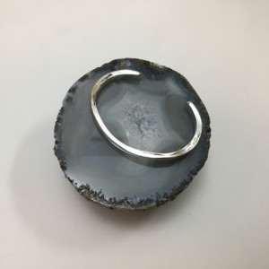Silver Top-Forged Bracelet - Size 6.5
