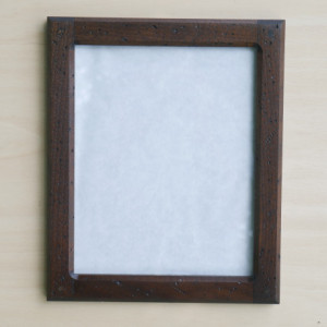 Forever 8 x 10 Distressed  Black Walnut picture frame