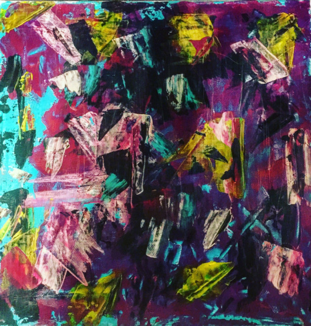 12x12 Untitled Abstract Acrylic 