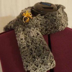 Crocheted Petite Woman's Scarf