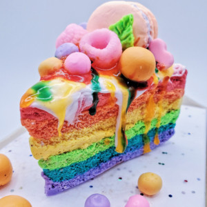 Rainbow Soap Cake