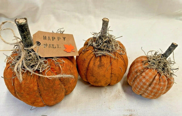 Pumpkin handmade halloween 3 set