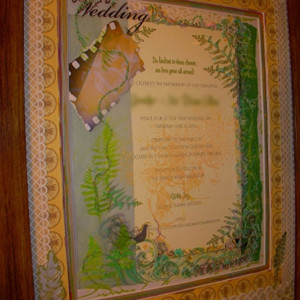 Decorated Wedding Invitations