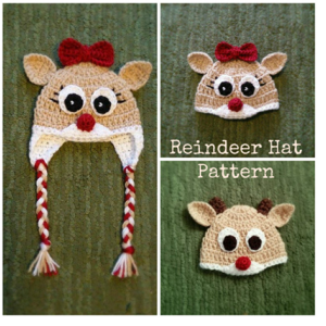 Reindeer Crochet Hat Pattern