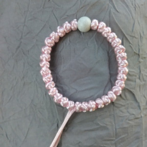 komboskini/orthodox prayer rope 33 knot- adjustable bracelet -pink