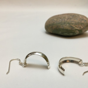 Silver Synclastic Earrings—Small  