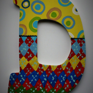 Boy Nursery Wall Letters -- Hand Painted Wall Letters to match any bedding or theme -- Price Per Letter