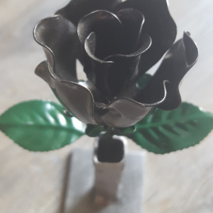 Black Steel Rose