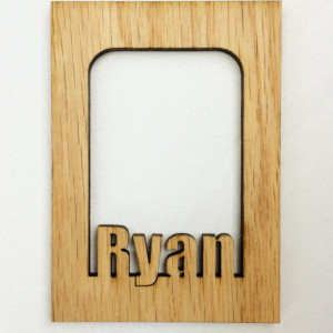 Name Magnet for School Picture with Personalized Name