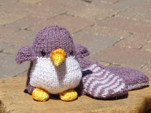 Baby Mittens and Penguin, Alpaca Mittens, Knitted Penguin, Eco Friendly Toy