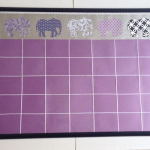 Elephant Dry Erase Calendar