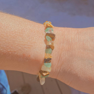 stretchy mixed crystal bracelet