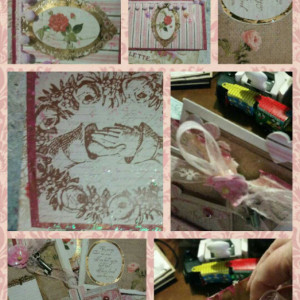 Jane Austen inspired card and gift bag