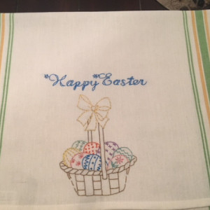 Happy Easter Kitchen Hand Towel