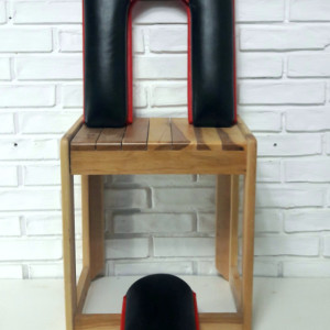 Queening Chair, Slave toilet, Heavy duty, Submission, Dungeon, Domination, BDSM smother box, kinging/queening chair.