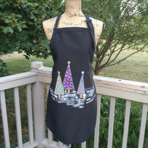 Christmas tree apron, baking gifts, hostess gift, holiday apron for women, best selling items, Mothers day from son, gift for grandma, craft