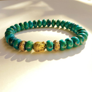 Turquoise Buddha Bracelet 