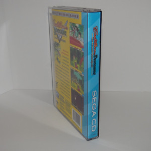 Sega CD Cadillacs and Dinosaurs: The Second Cataclysm custom printed manual, case & case insert