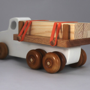 Wooden Toy Lumber Truck 691678874