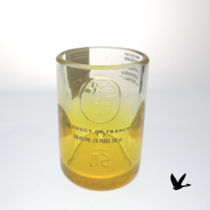 Pineapple Ciroc Bottle Upcycled Shotglasses, Set of 2