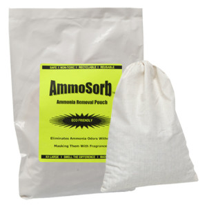 AMMOSORB Reusable Ammonia Odor Eliminator Deodorizer Pouch: Treats 150 Sq. Ft.