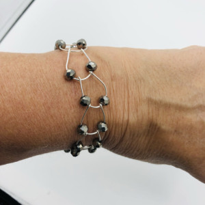 7” Silver Linked Bracelet 