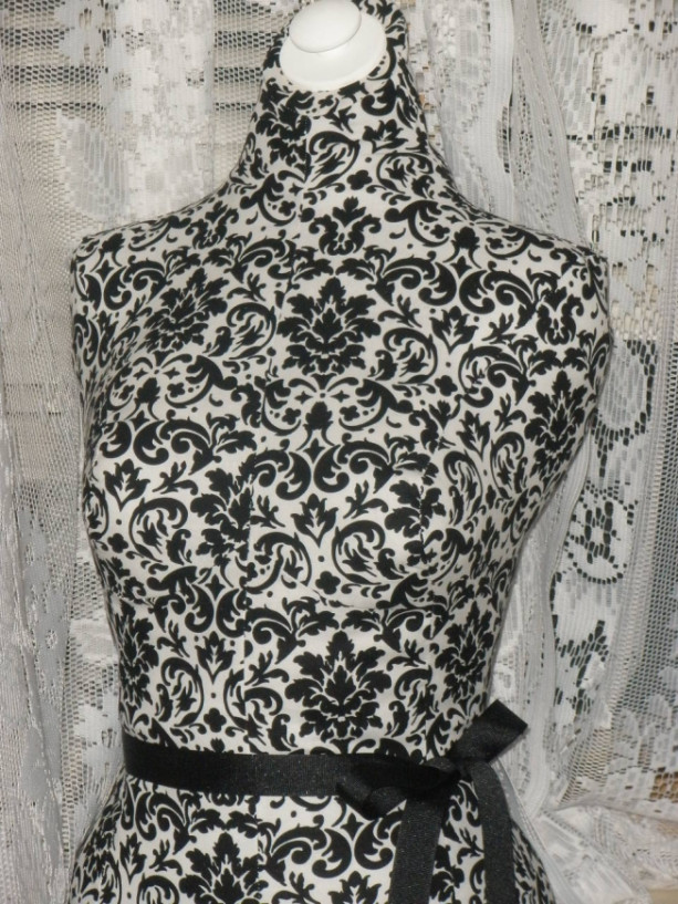 Boutique Dress form designs Life size torso apron, tutu display sale.