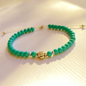 Delicate Turquoise Turtle Bracelet 