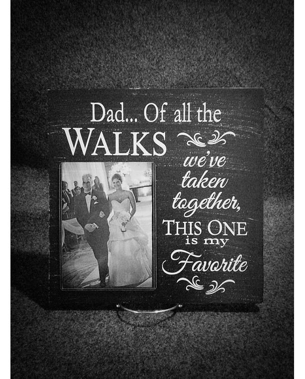 Custom Picture Frame, Gift for Dad, Father's Day Gift, Picture Frame, Father of the Bride, Wedding Gift, 12x12