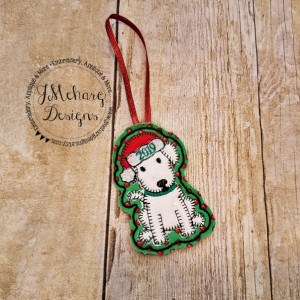 Buy 3 Get 1 Free Christmas Puppy Dog Ornament 