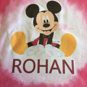 DISNEY MICKEY MOUSE PERSONALIZED PILLOW