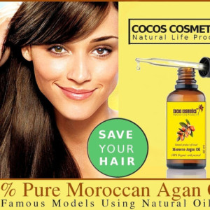 Argan Hair Growth Oil by Cocos Cosmetics 100% Pure Organic Moroccan oil cold pressed 2 oz  Moroccan pure argan oil Gold Argan oil