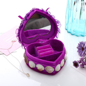 Natural shell conch jewelry cosmetic box
