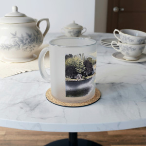 Life on the Lake Frosted Glass Mug Free Shipping