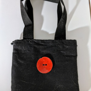 Small black bag tote bag
