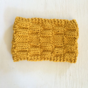 Knit Cowl Scarf Golden Yellow Scarf Bohemian Cowl 