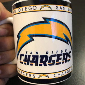 Custom Made San Diego Chargers 11oz Coffee Mug