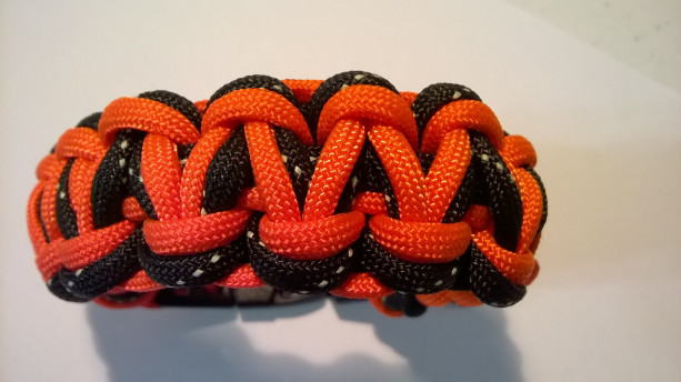 Black and orange Double Cobra bracelet