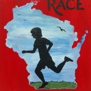 "Run Your Own Race 3" original painting