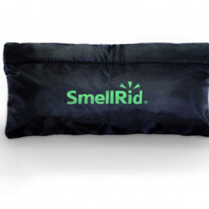 SMELLRID Reusable Activated Charcoal Odor Proof Bag: Small 6" x 11" Bag Keeps Smell Locked In!