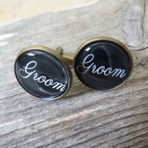 Groom Cufflinks - Wedding Cufflinks - Cufflinks For Groom - Groom Jewelry - Groom Accessories - Gift For Groom - Wedding Accessories