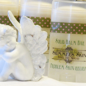 Solid Balm Bar Lotion, Summer's Skin, All Natural, Handcrafted