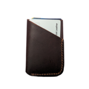 Slim leather card wallet