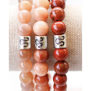 Zodiac Gemstone Bracelet Set - LEO