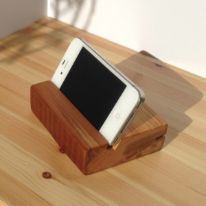 IPhone or IPod Touch Stand Reclaimed Long Leaf Pine