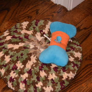 Circular Crochet Pet Bed
