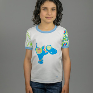 Blue Dog Monicaco Children's T-shirt