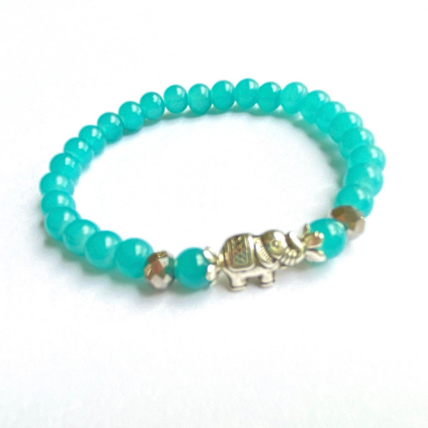 Turquoise Elephant Bracelet 